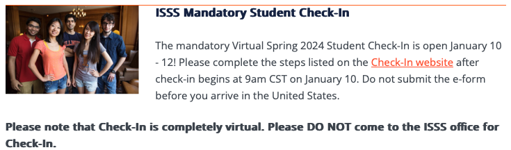 info for arrival
